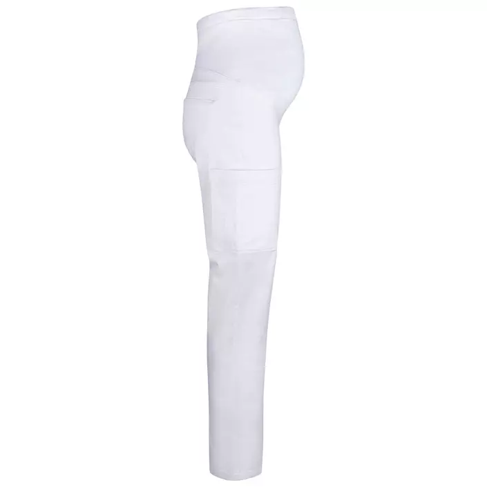 Smila Workwear Nea maternity trousers, White, large image number 1