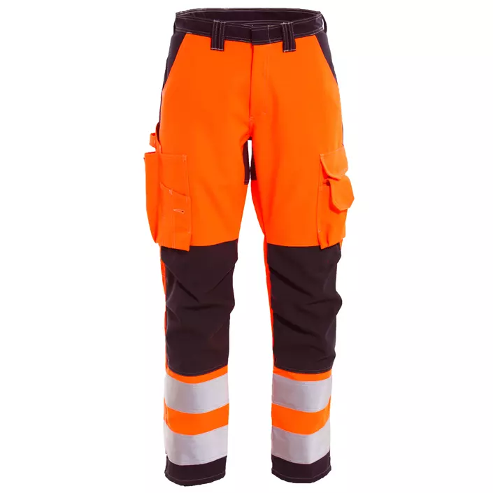 Tranemo TERA TX 52 FR work trousers, Hi-vis Orange/Marine, large image number 0