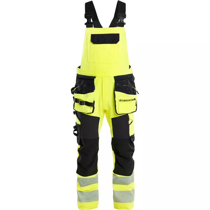 Blåkläder håndverksselebukse full stretch, Hi-vis Gul/Svart, large image number 0