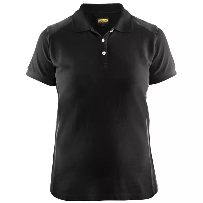 Blåkläder Unite dame polo T-skjorte, Svart/Mørkegrå, large image number 0