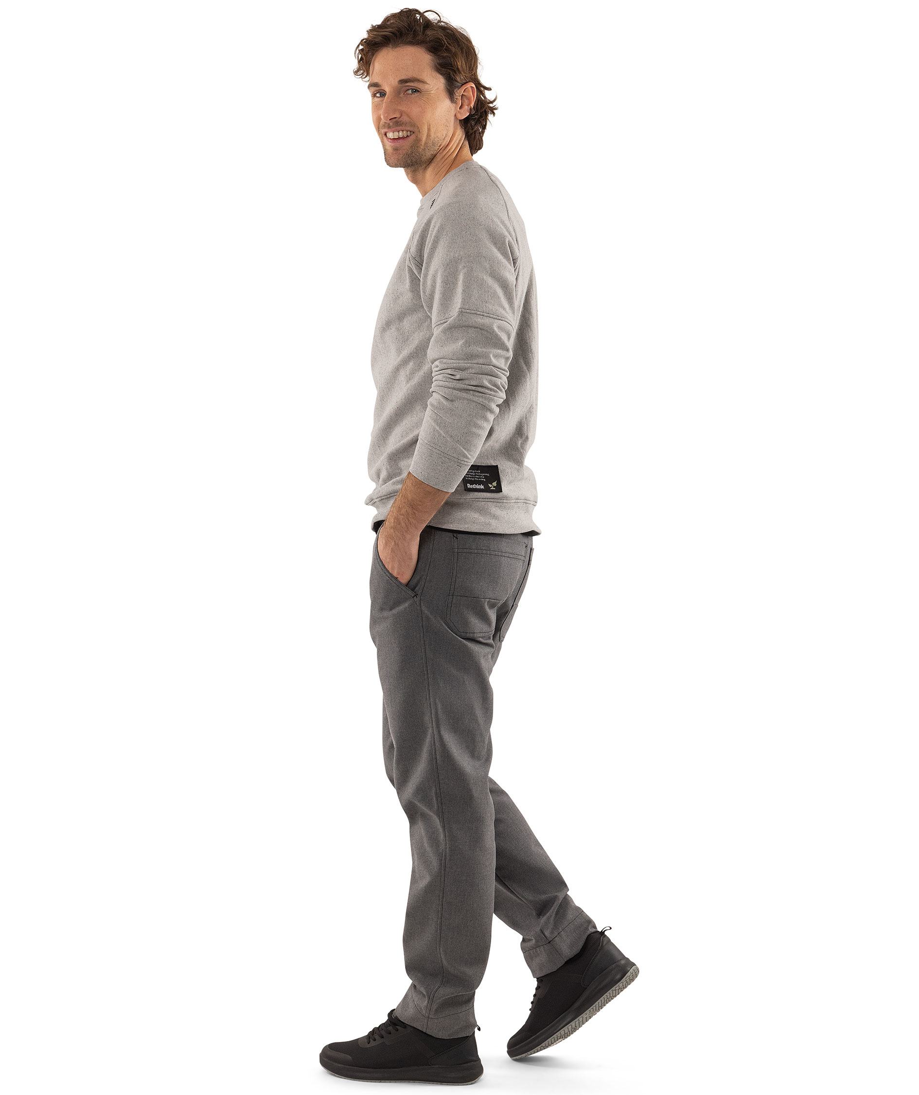 Fristads sweatshirt 7850 CLS, Grey Melange, large image number 6