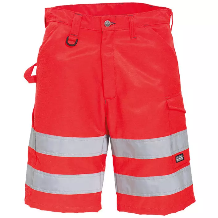Tranemo CE-ME work shorts, Hi-Vis Red, large image number 0