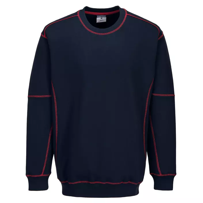 Portwest sweatshirt, Marine/Rød, large image number 0