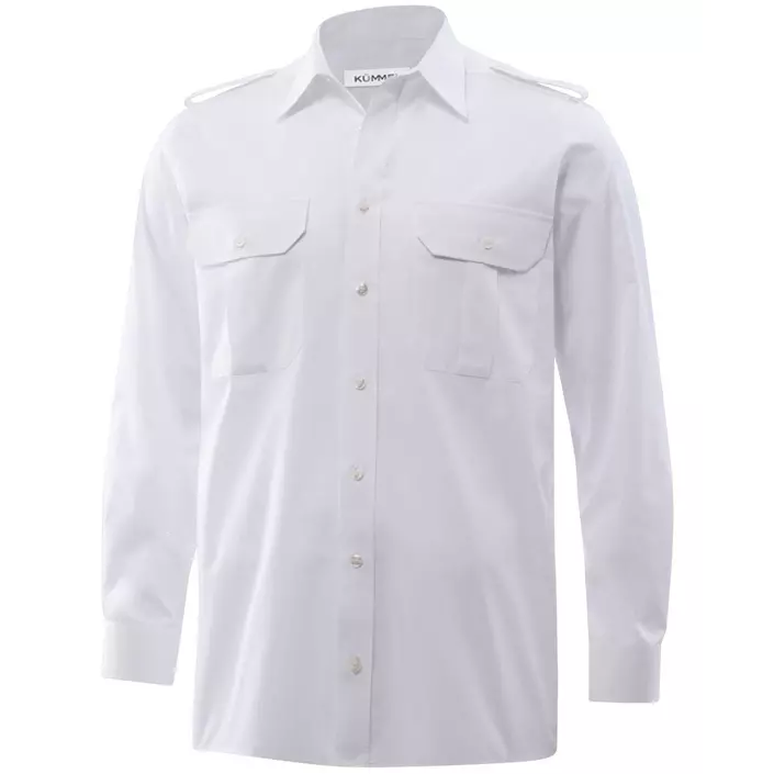 Kümmel Howard Slim fit pilot shirt, White, large image number 0