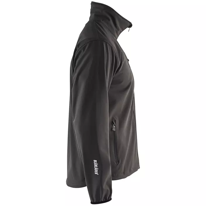 Blåkläder light softshell jacket, Dark Grey/Black, large image number 3