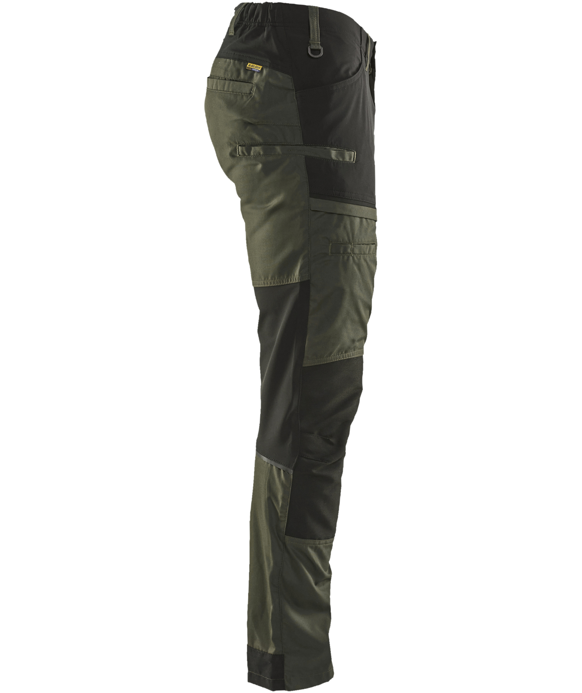 Bl&aring;kl&auml;der Unite arbetsbyxa, Skog gr&ouml;n/svart, large image number 2