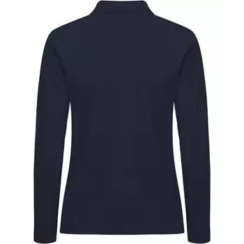 Clique Premium langærmet dame polo T-shirt, Mørk Marine