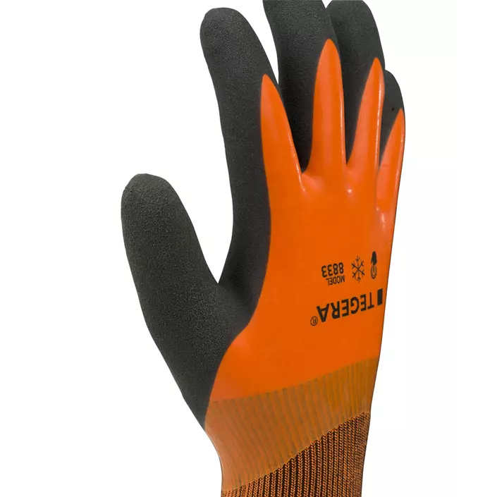 Tegera 8833 winter work gloves, Black/Orange, large image number 1
