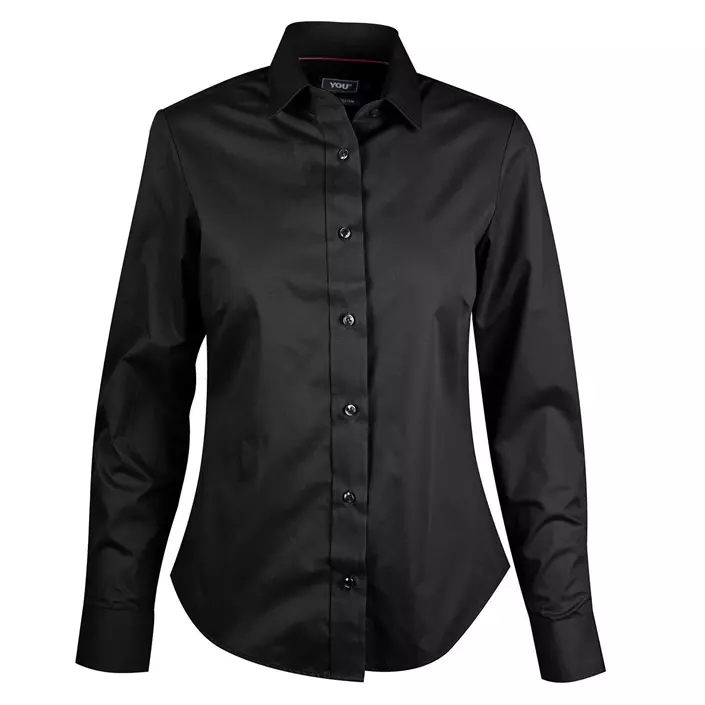 YOU Pavia slim fit women's business shirt, Black, large image number 0