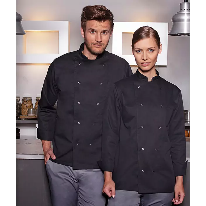 Karlowsky Basic  chefs jacket, Black, large image number 1