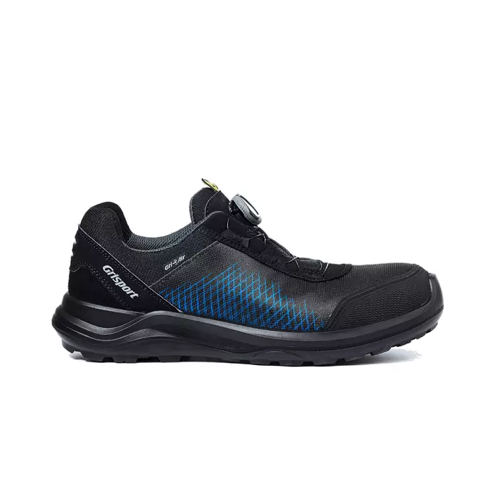 Grisport 70572 safety shoes S1P, Black/Blue, large image number 1