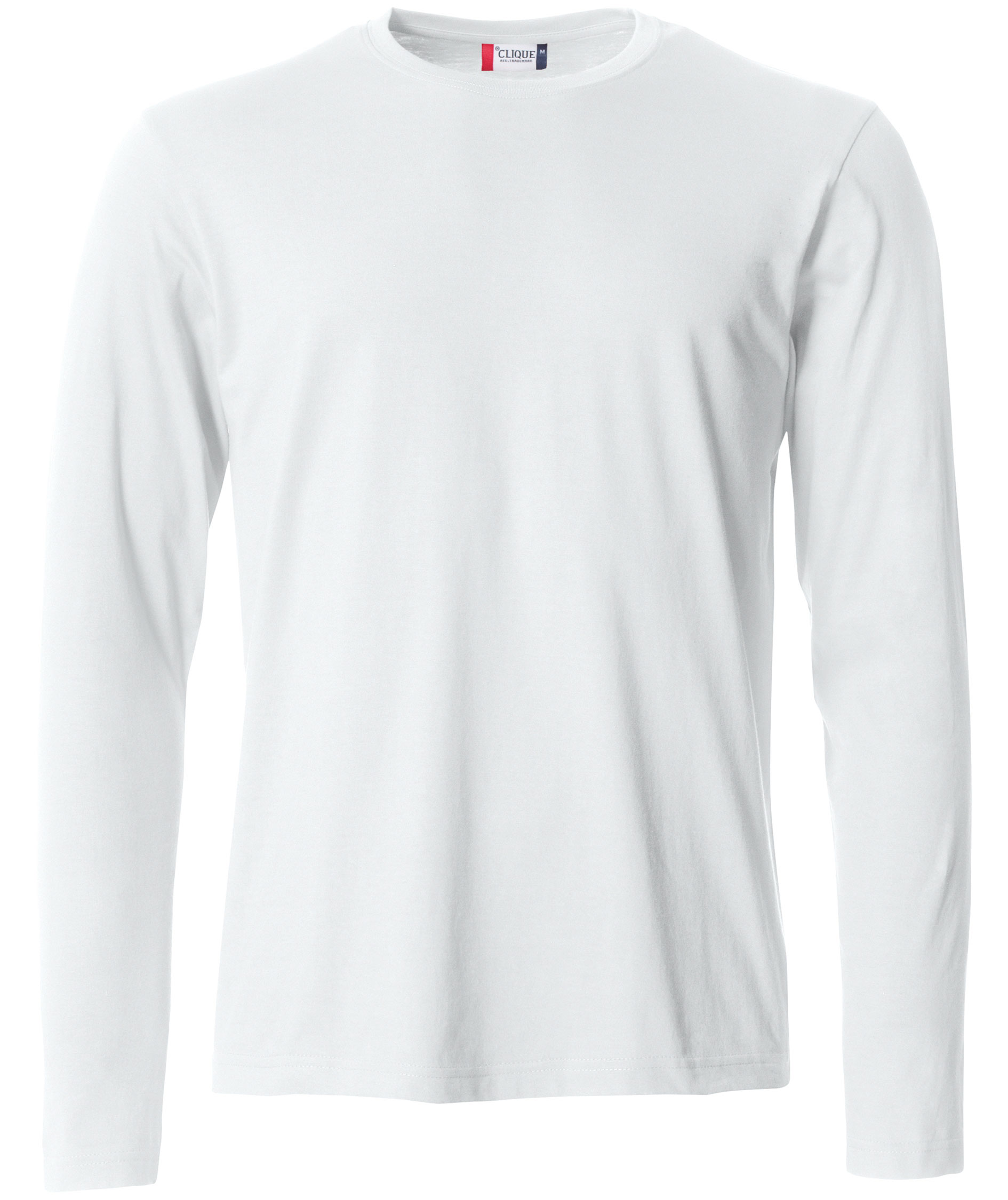 Clique Basic-T long-sleeved t-shirt, White, White, swatch