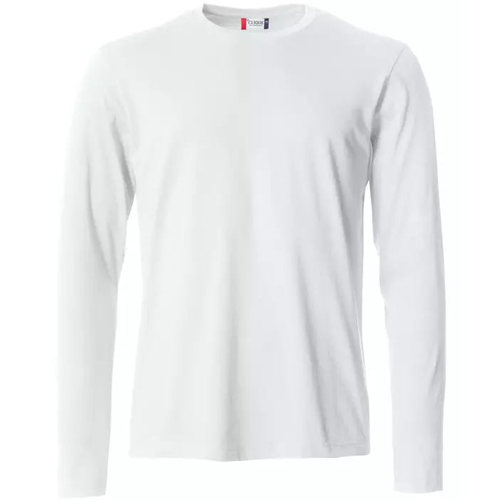 Clique Basic-T langærmet T-shirt, White , large image number 0
