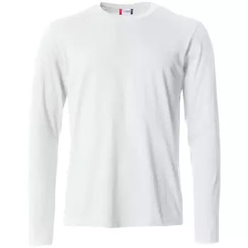 Clique Basic-T langærmet T-shirt, White 