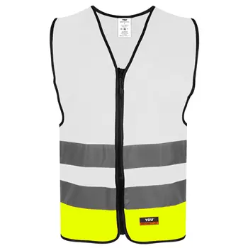 YOU Eskilstuna reflective safety vest, White
