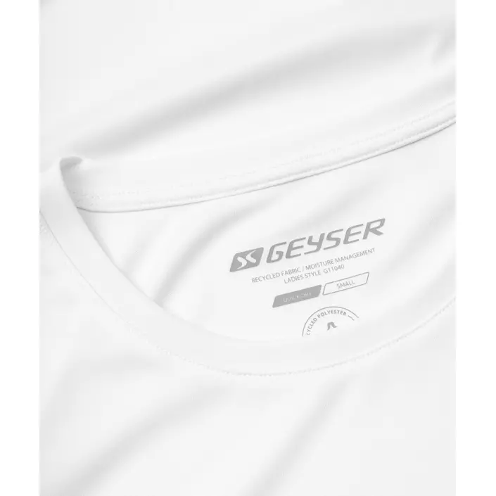 GEYSER Essential interlock dame T-shirt, Hvid, large image number 3