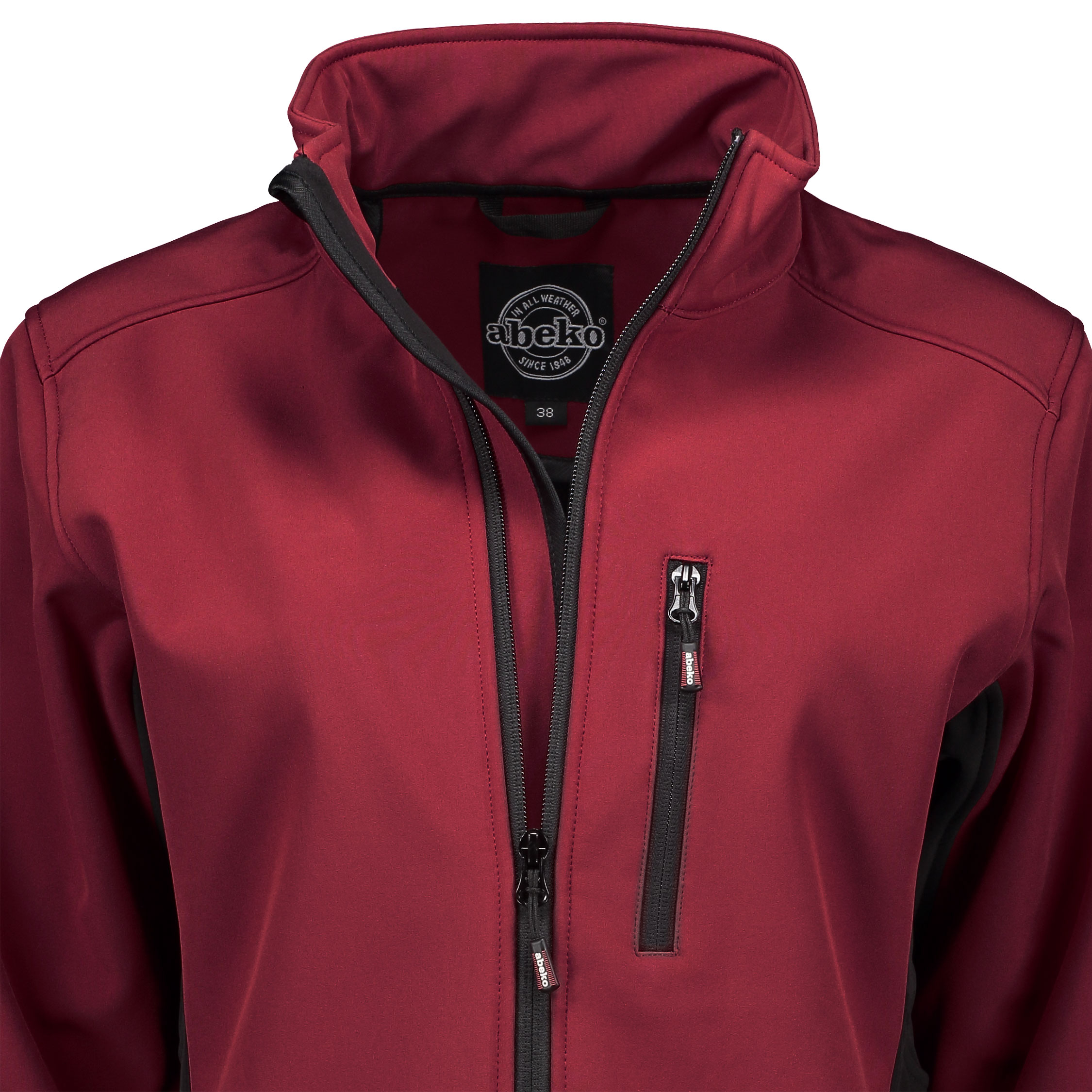 Abeko Bod&ouml; women's softshell jacket, Red/Black, large image number 3