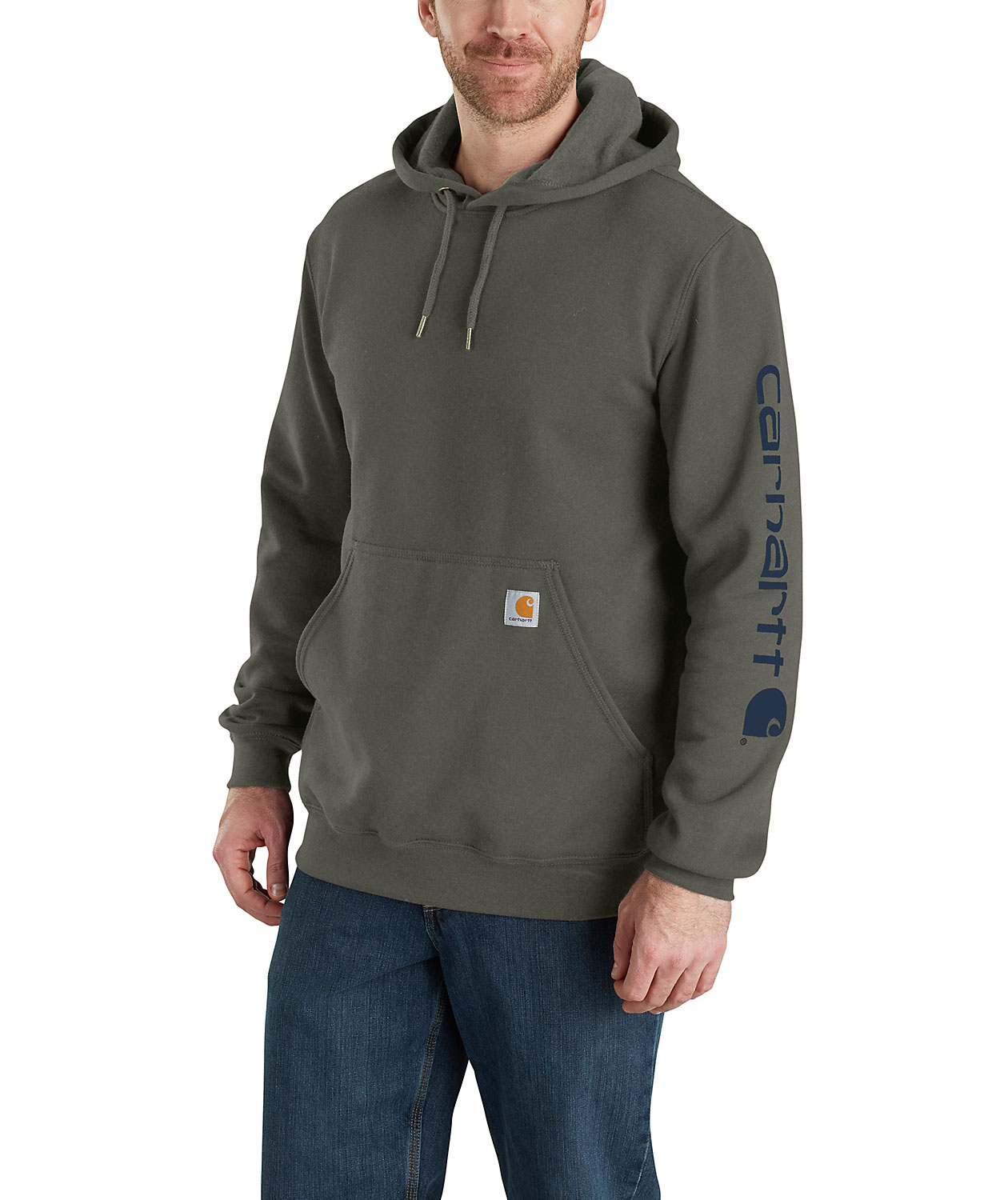 Carhartt Midweight hoodie, Dusty Olive
