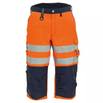 Tranemo CE-ME work knee pants, Hi-vis Orange/Marine
