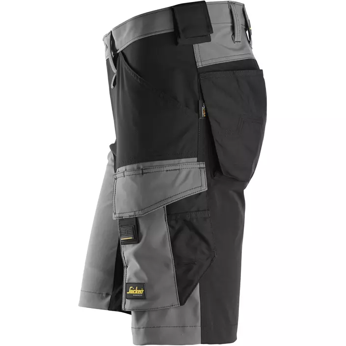 Snickers AllroundWork arbejdsshorts 6173, Steel Grey/Black, large image number 5
