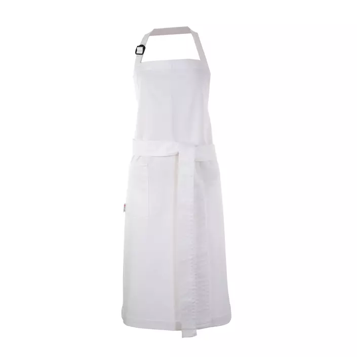 Toni Lee Kron bib apron with pocket, White, White, large image number 0