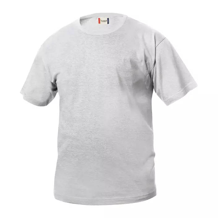 Clique Basic T-shirt barn, Askgrå, large image number 0