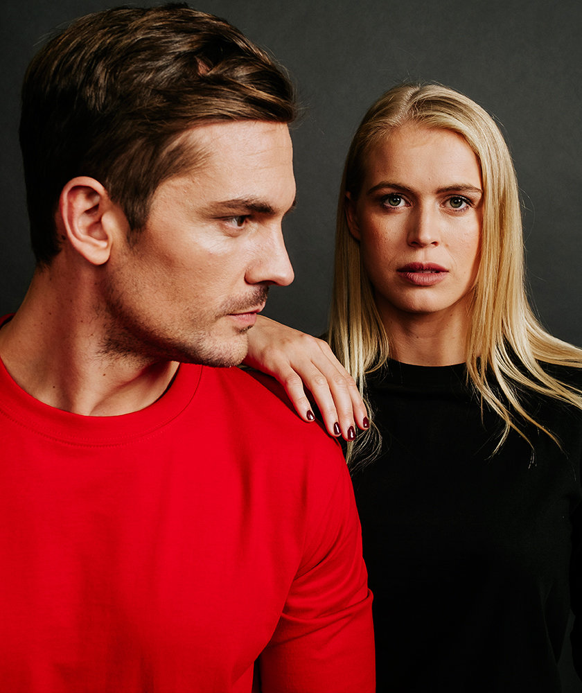 YOU Premium  long-sleeved T-shirt, Red, large image number 2