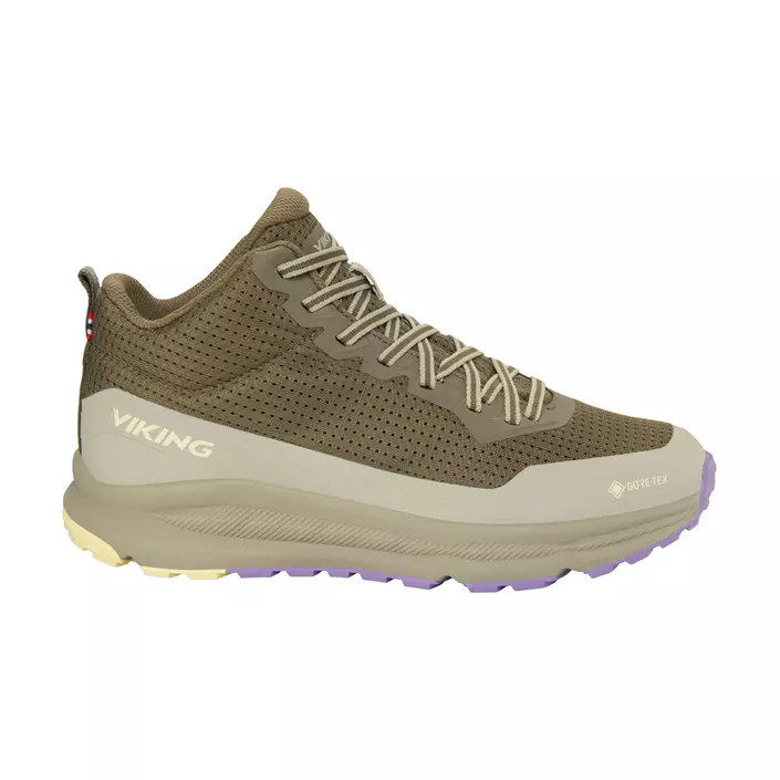 Viking Motion Mid GTX sneakers dam, Olive/lila, large image number 0