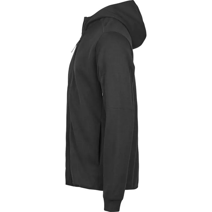 Tee Jays Athletic hættetrøje med lynås, Black, large image number 4