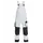 Engel Galaxy bib and brace trousers, White/Antracite, White/Antracite, swatch