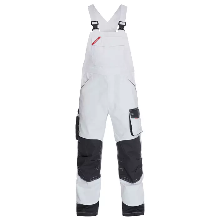 Engel Galaxy bib and brace trousers, White/Antracite, large image number 0