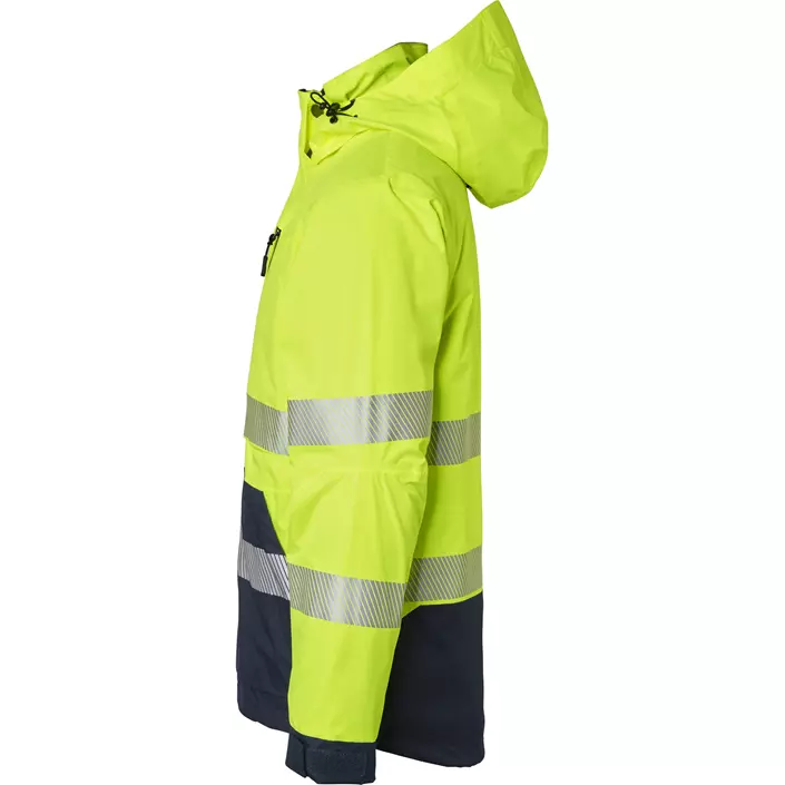 Top Swede 3-in-1 winter jacket 127, Hi-Vis Yellow/Navy, large image number 3