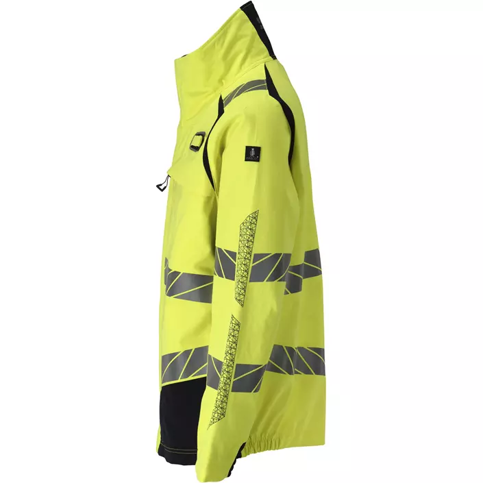 Mascot Accelerate Multisafe jakke, Hi-Vis Gul/Mørk Marine, large image number 3