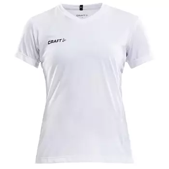 Craft Squad Jersey Solid dame T-skjorte, Hvit