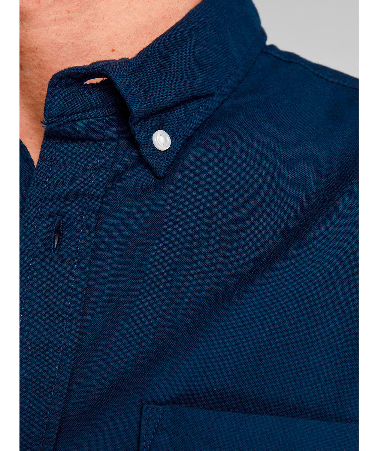 Jack & Jones JJEOXFORD Slim fit shirt, Navy Blazer, large image number 3