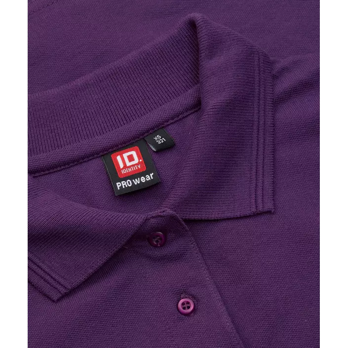 ID PRO Wear women's Polo shirt, Purple, large image number 3