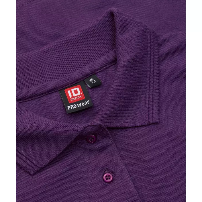 ID PRO Wear dame Polo T-skjorte, Lilla, large image number 3