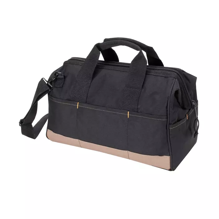 CLC Work Gear 1165 BigMouth® medium tool bag, Black/Brown, Black/Brown, large image number 1