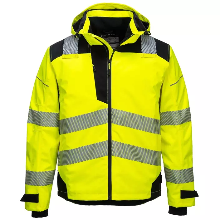Portwest PW3 shell jacket, Hi-vis Yellow/Black, large image number 0