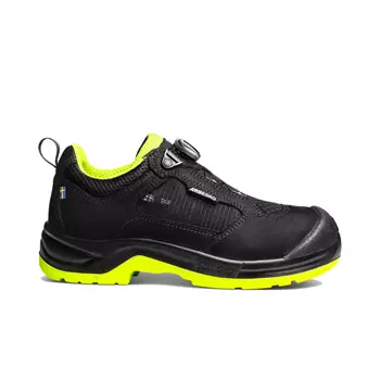 Arbesko 935 safety shoes S1P, Black/Lime