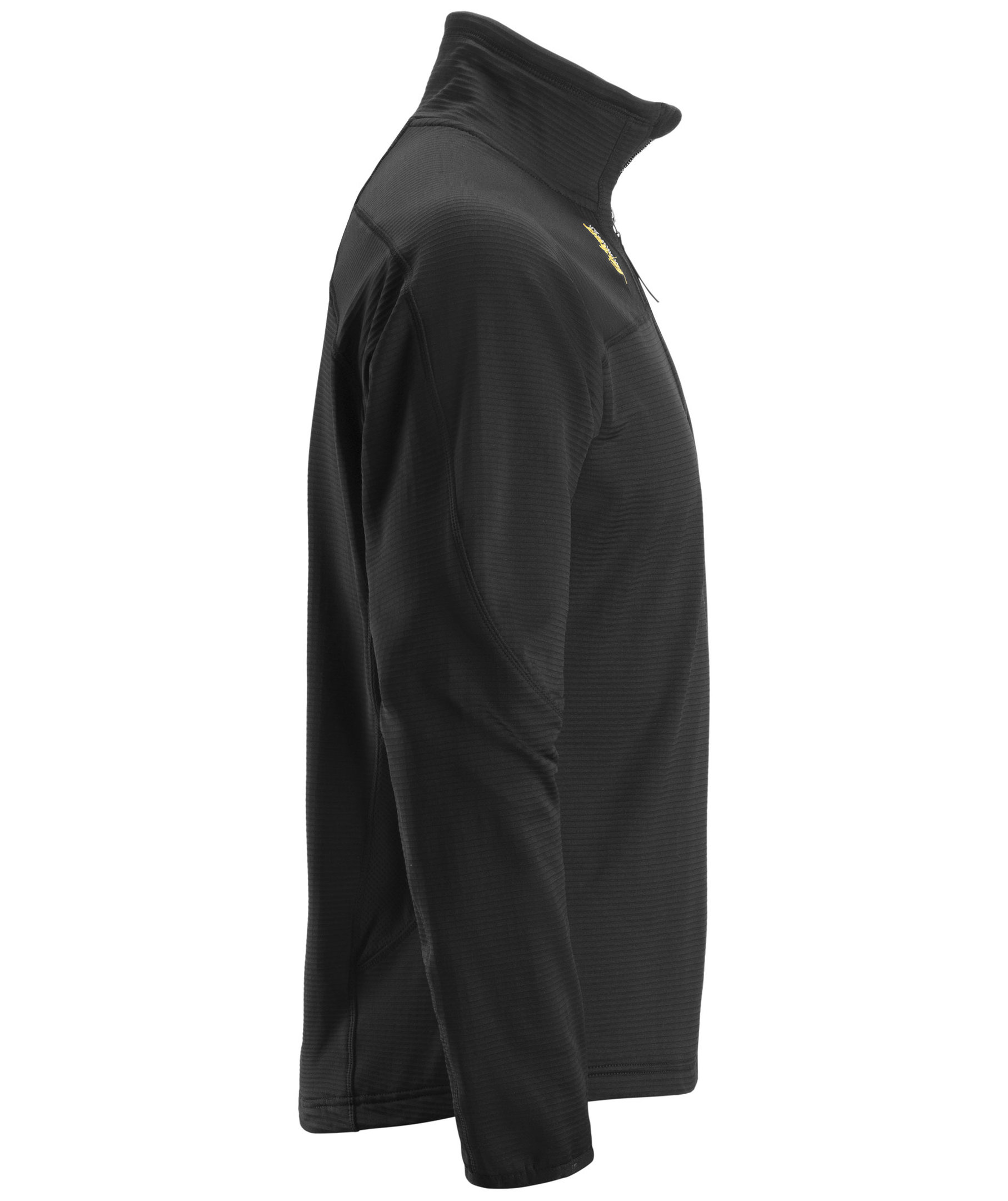 Snickers Body Mapping Microfleece midlayer half zip 9435, Schwarz, large image number 3