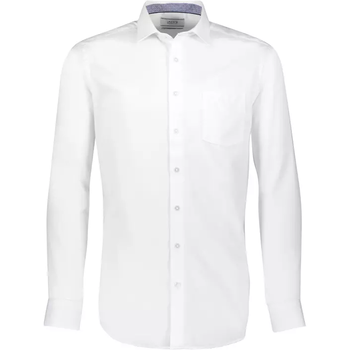JACK'S Structure Regular fit skjorta, White, large image number 0