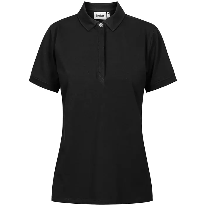 NewTurn Luxury Stretch dame Polo, Sort, large image number 0