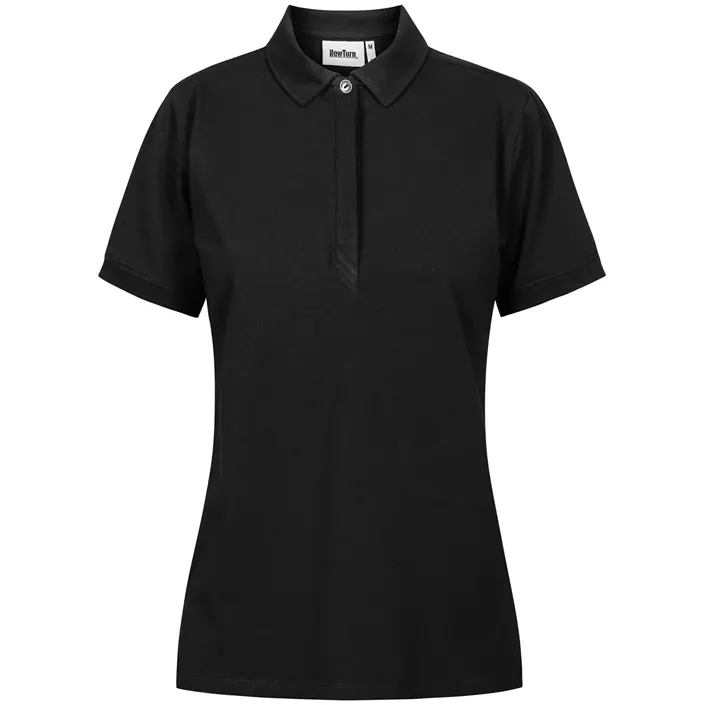 NewTurn Luxury Stretch women's polo shirt, Black, large image number 0