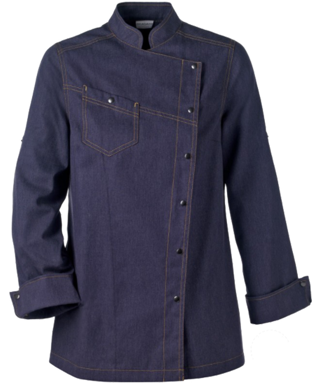 Hejco women's chefs jacket, Navy, large image number 0