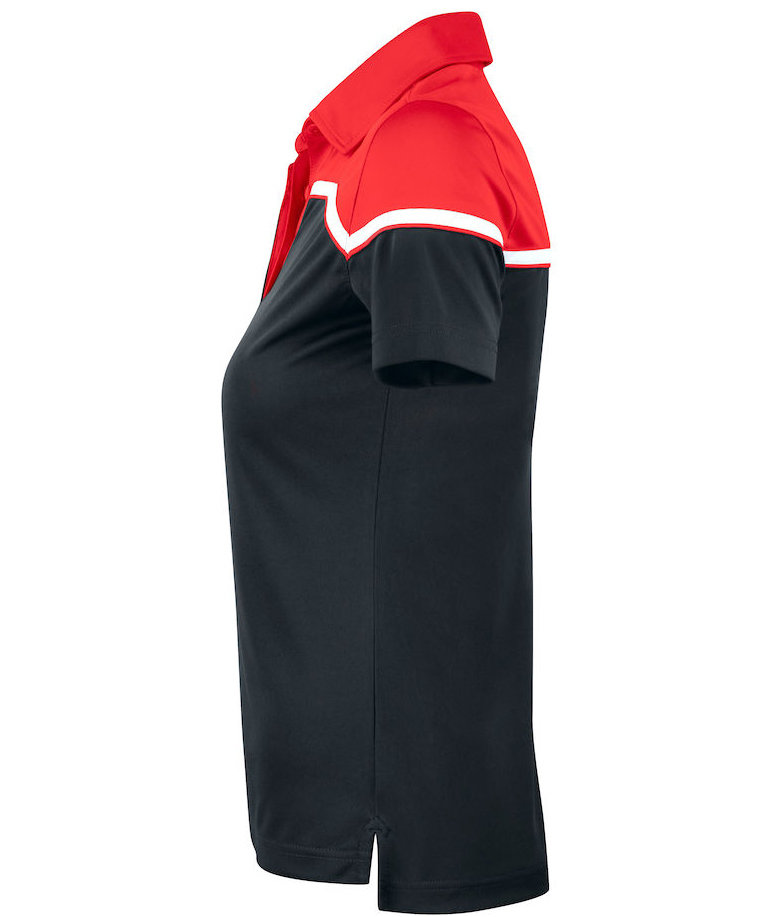 Cutter & Buck Seabeck pik&eacute;tr&ouml;ja dam, Svart/R&ouml;d, large image number 3