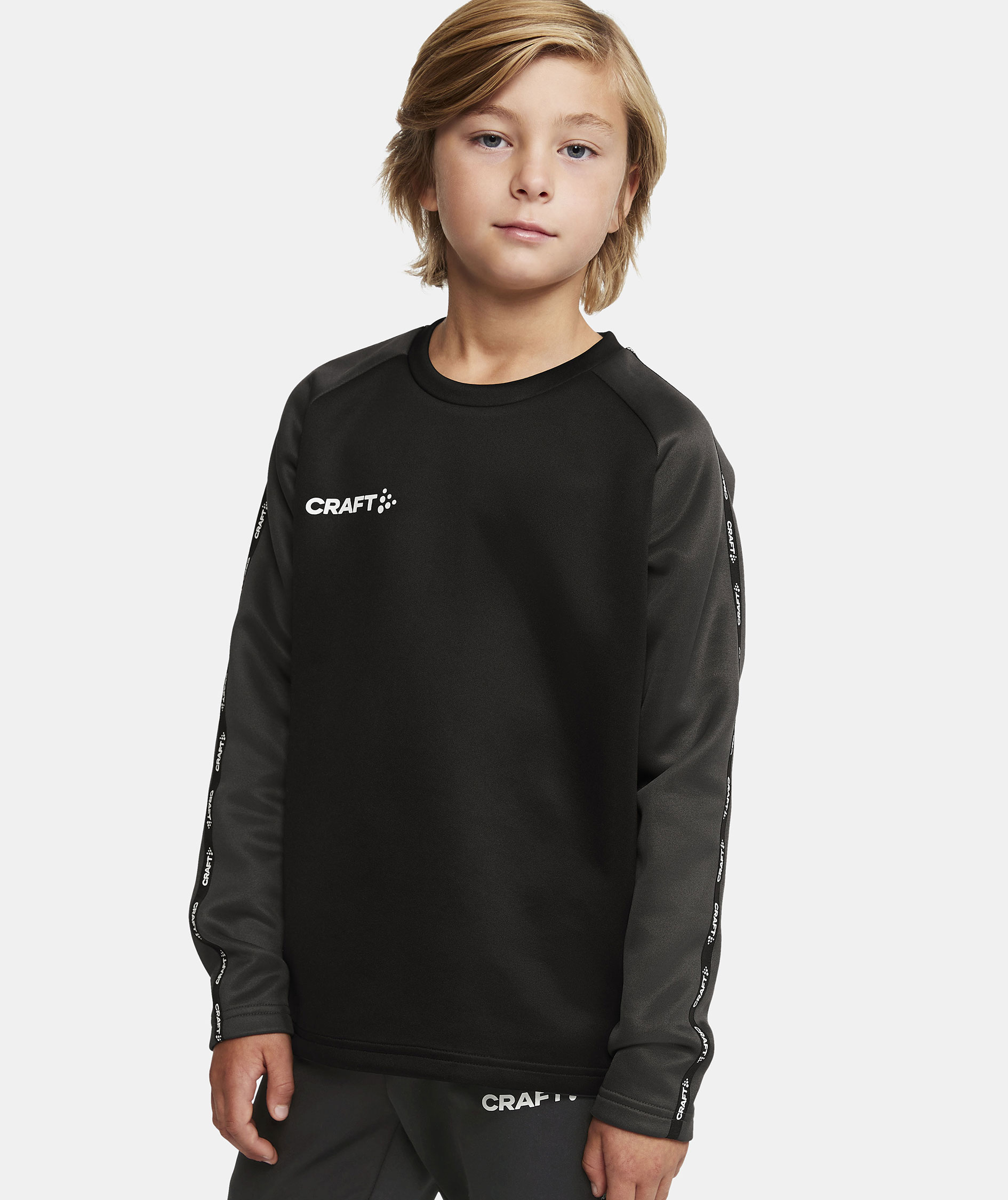 Craft Squad 2.0 training pullover for kids, Black/Granite, large image number 4