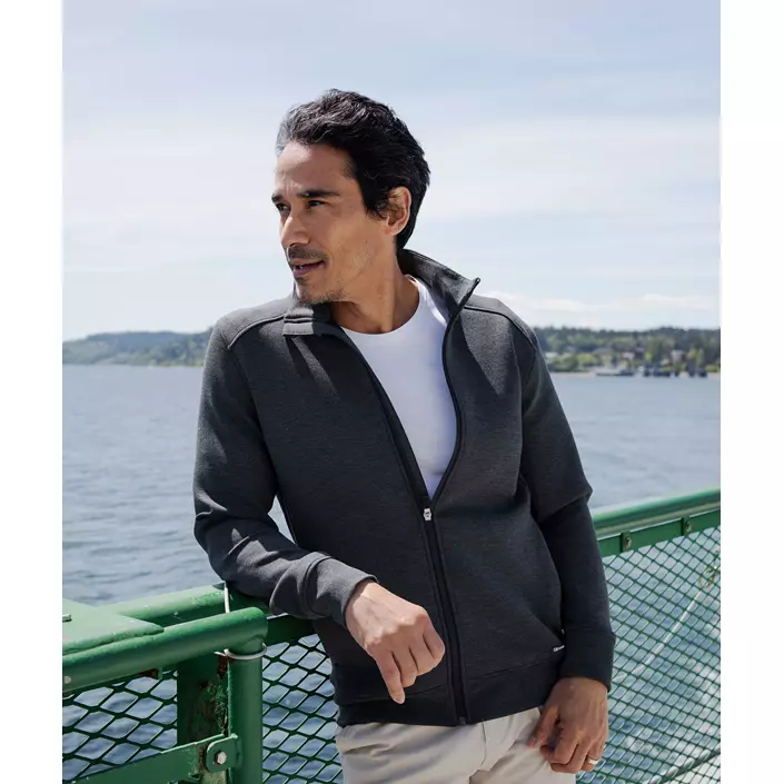 Cutter & Buck Pemberton cardigan, Anthracite melange, large image number 1