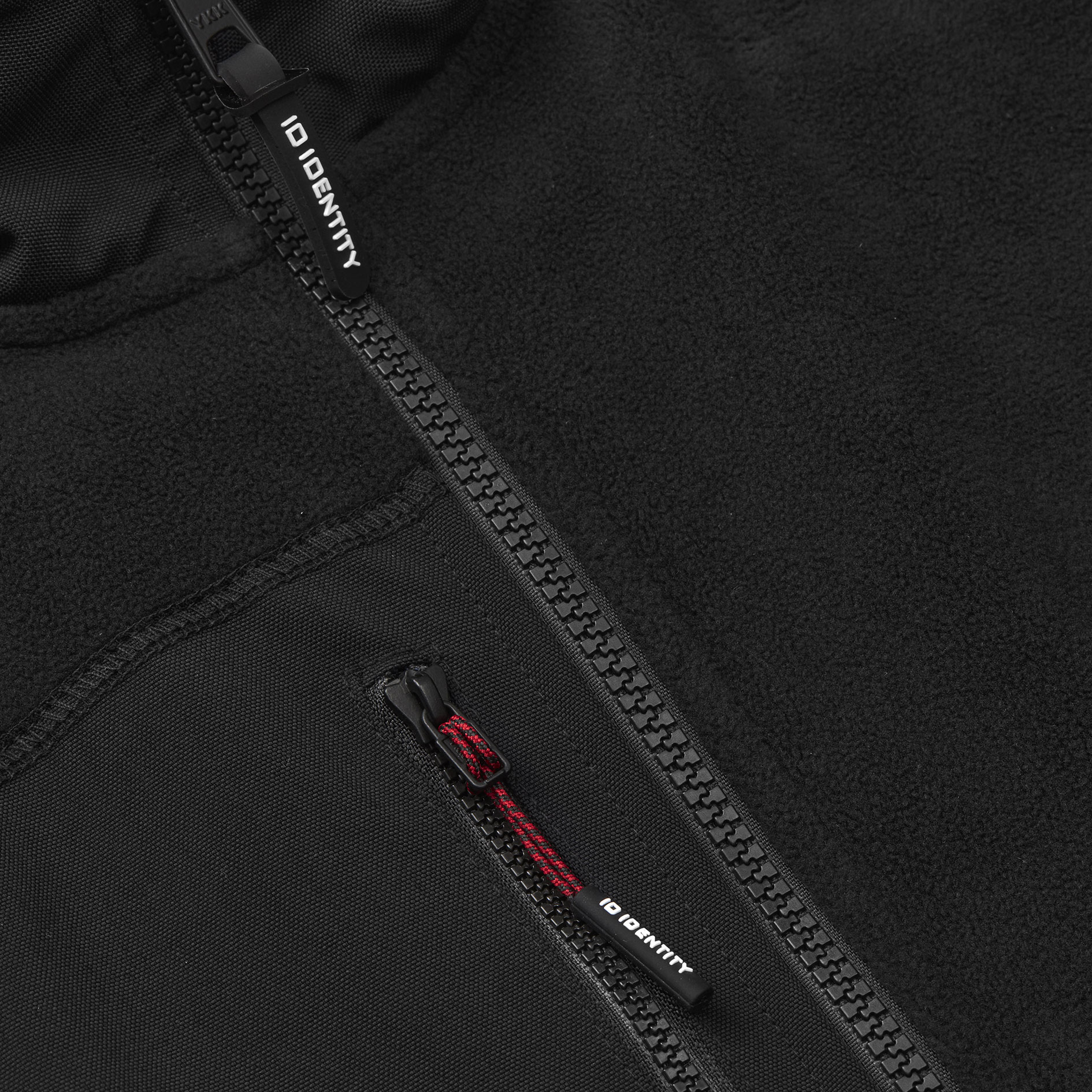 ID Fleecejacka, Svart, large image number 3