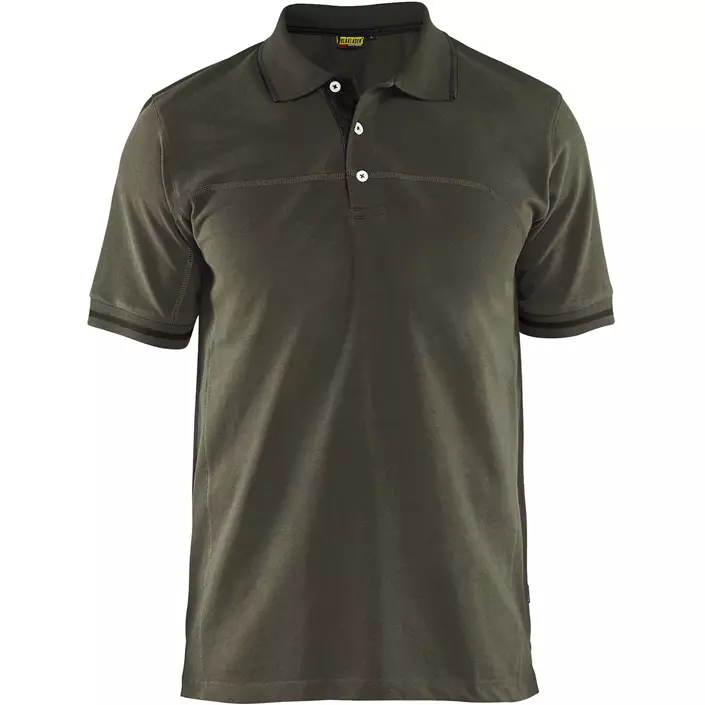 Blåkläder Unite polo T-shirt, Olive Green/Black, large image number 0